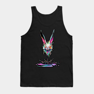 Dismembered Bunny Comic Horror Art Tank Top